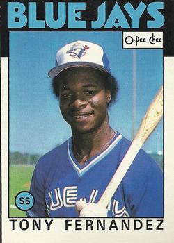 1986 O-Pee-Chee Baseball Cards 241     Tony Fernandez